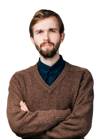 tiq_person_02 Mann mit verschränkten Armen
