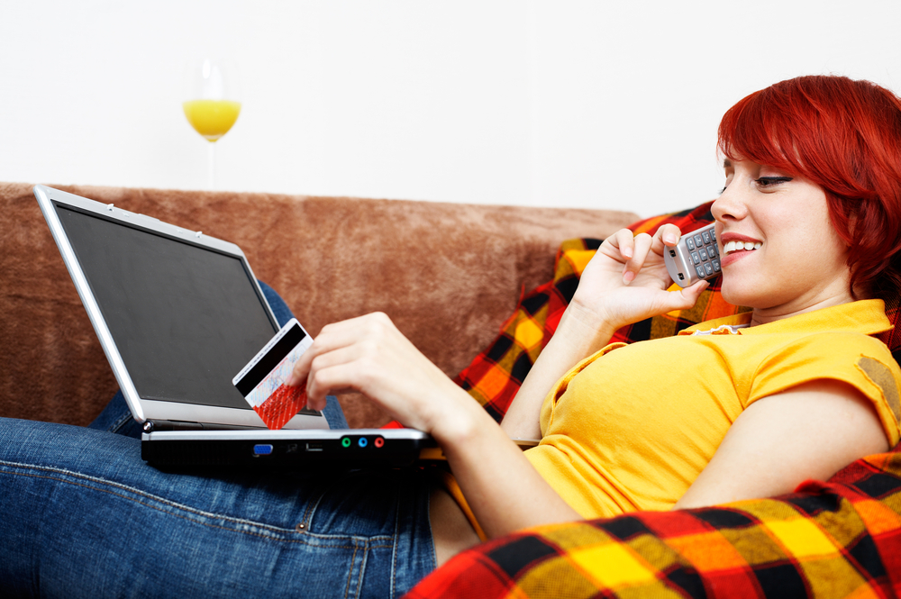 Woman Making Online Purchase Woman Making Online Purchase