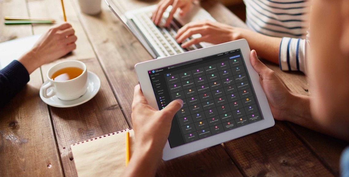 Tealium AudienceStream on a tablet
