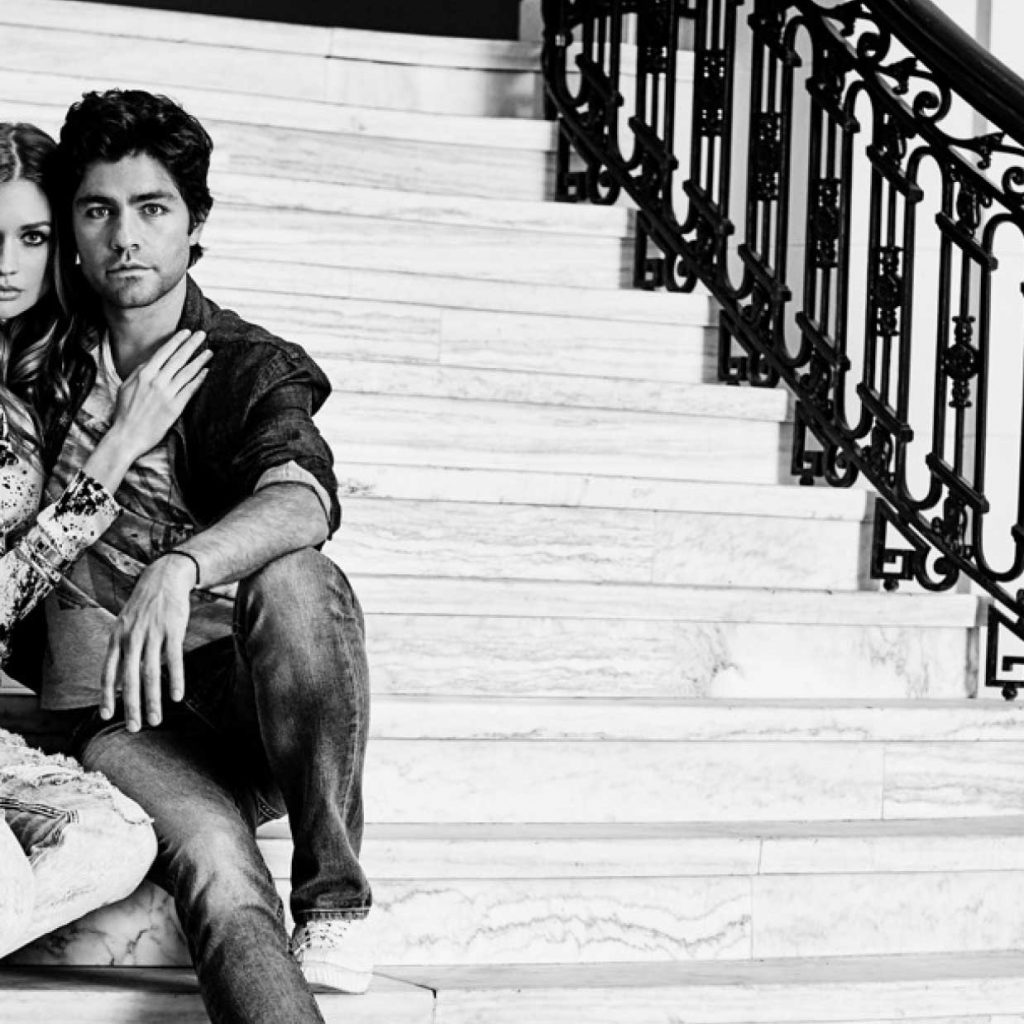 Models from a Buffalo Jeans Advertisement