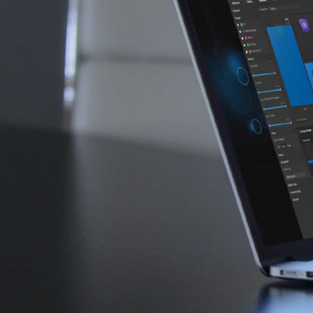 AudienceStream Interface on a Laptop