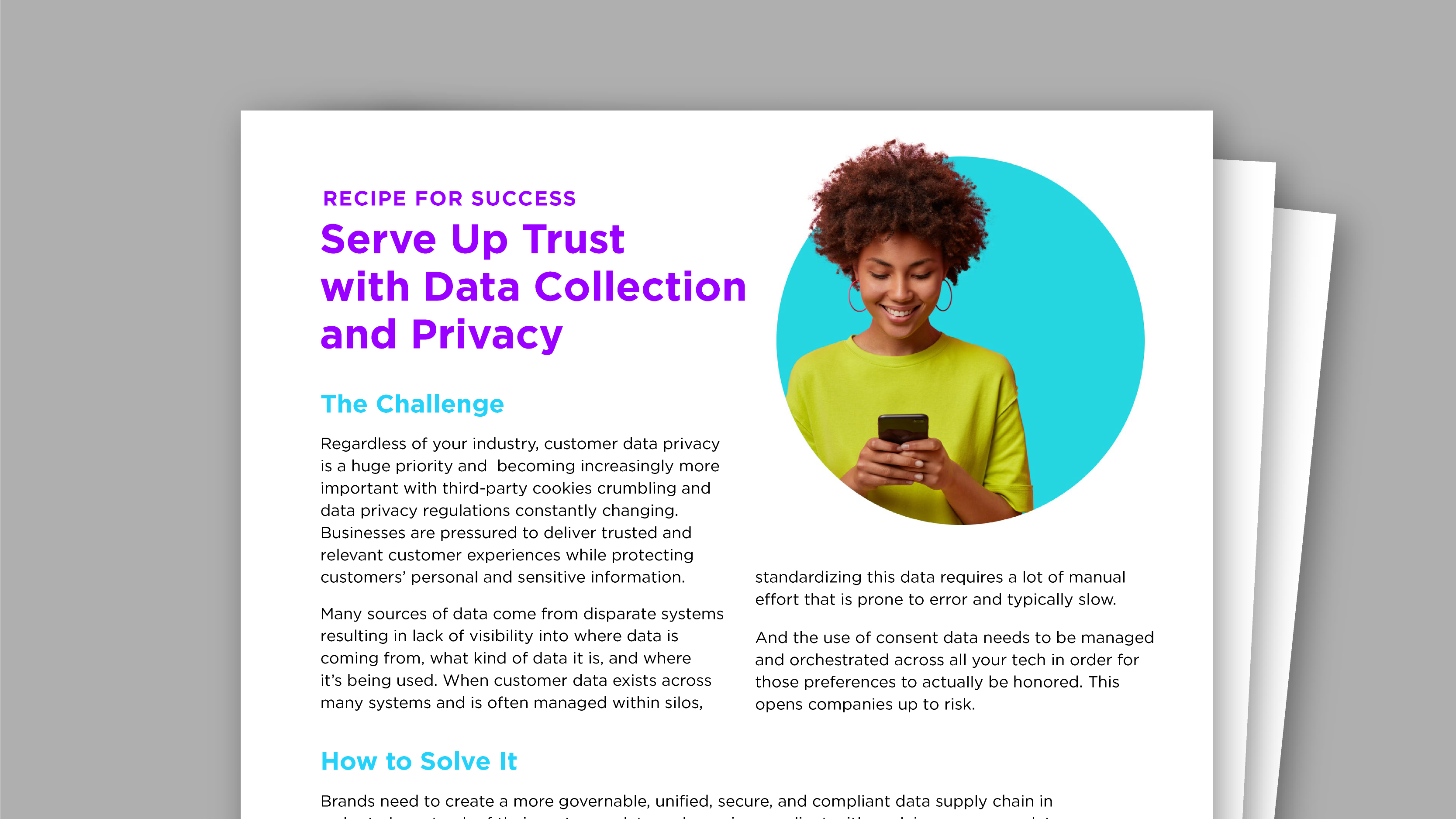Serve Up Trust with Data Collection and Privacy